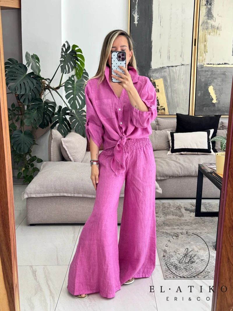 Pantalon Rosa Lino