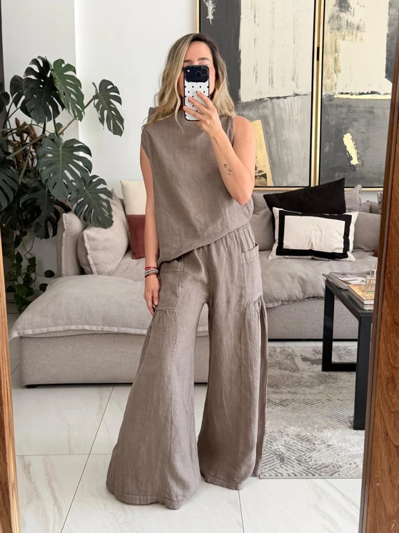 Pantalon lino