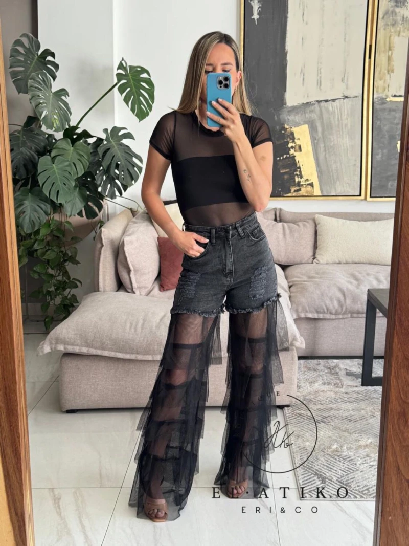 Short con tul 