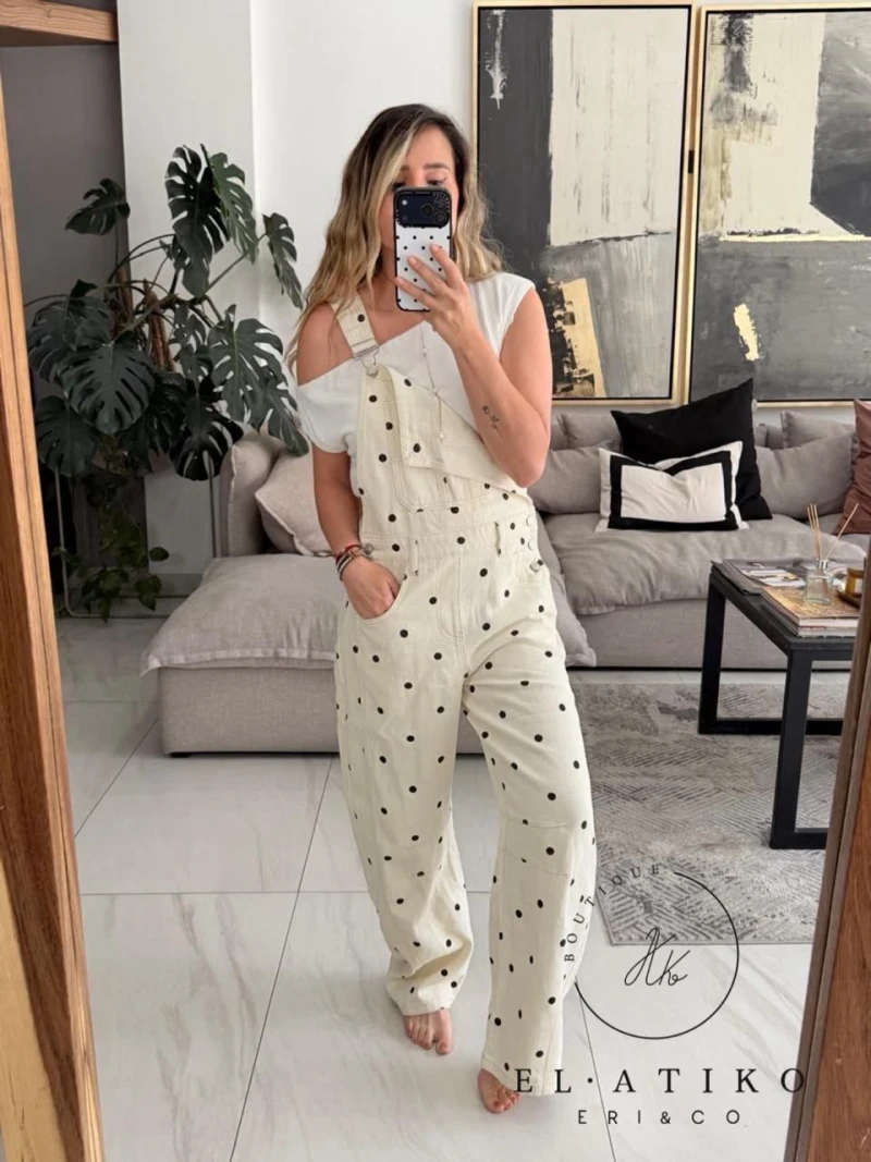 Overol Polka Dots