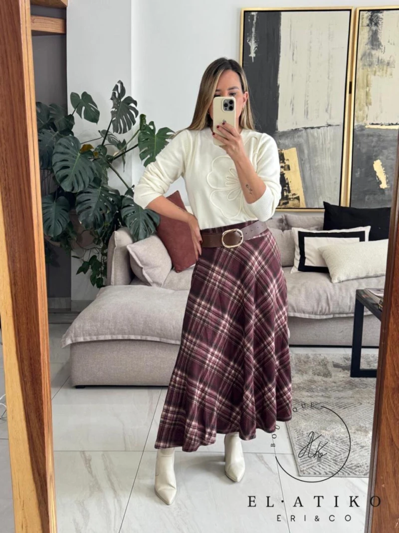 Sueter blanco con flor