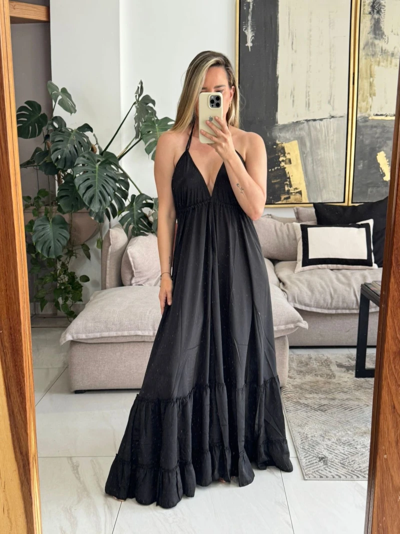 Vestido Boho negro