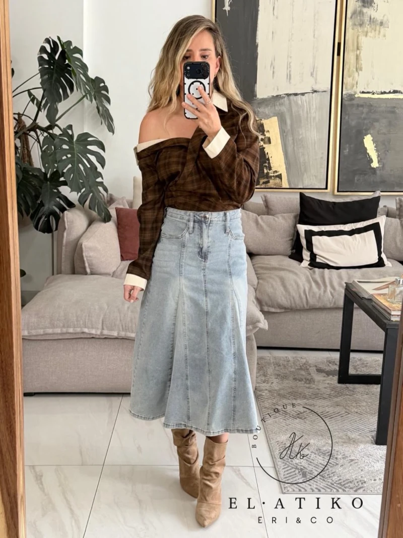 Blusa cuadros