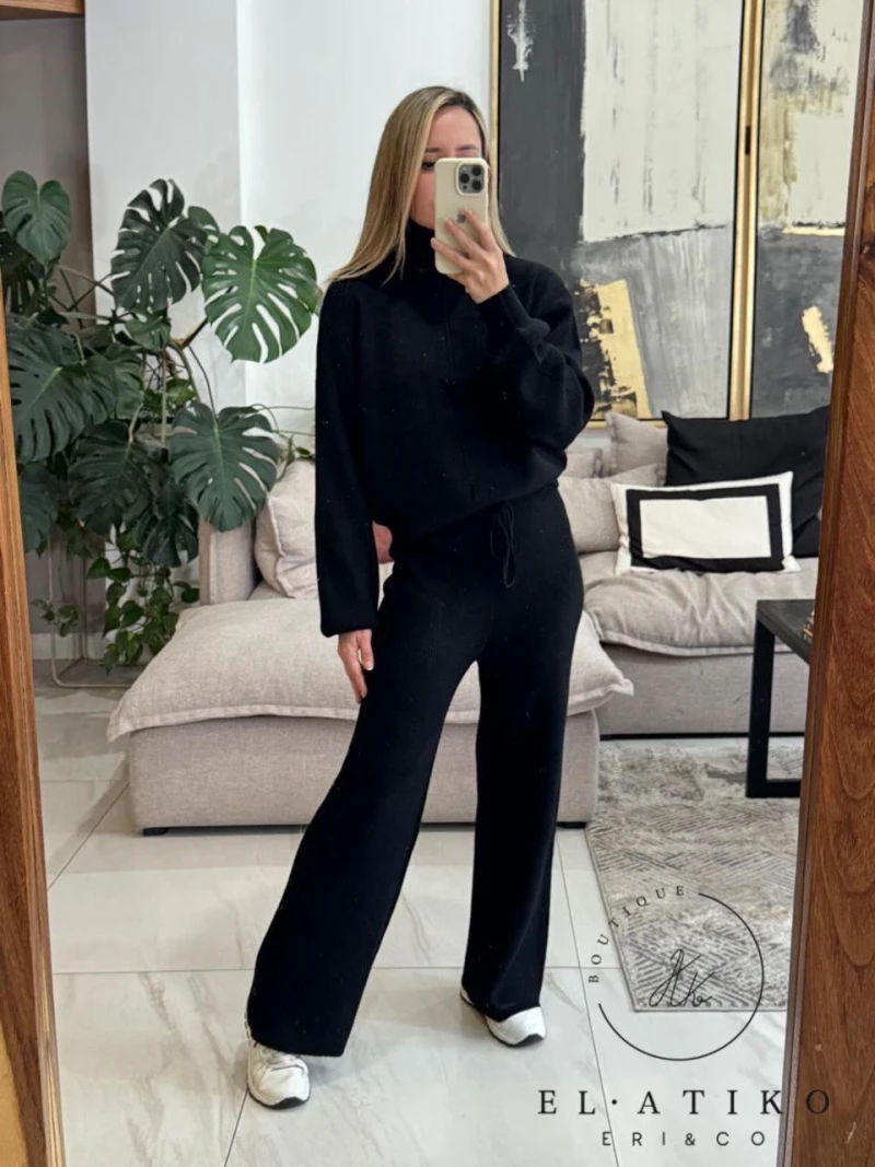 Set de punto sueter y pantalon 