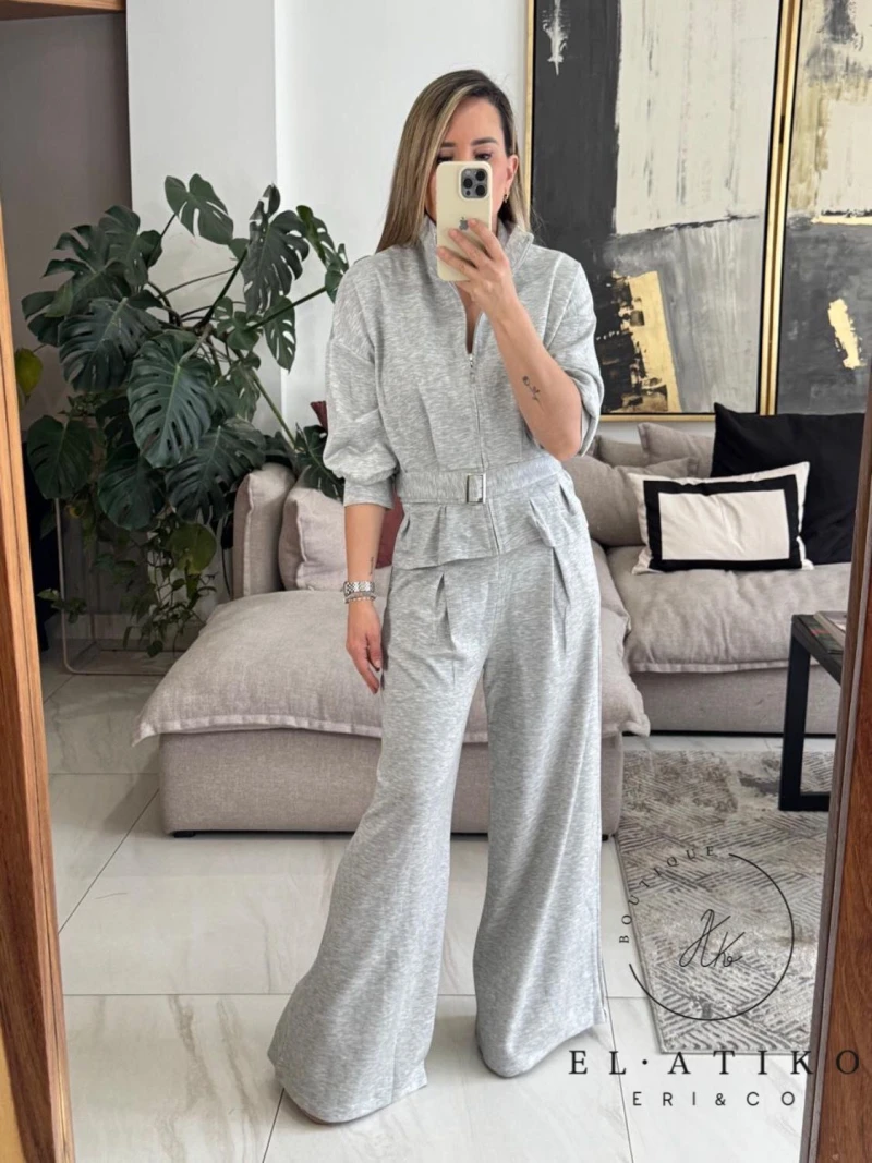 Set sudadera con cinto