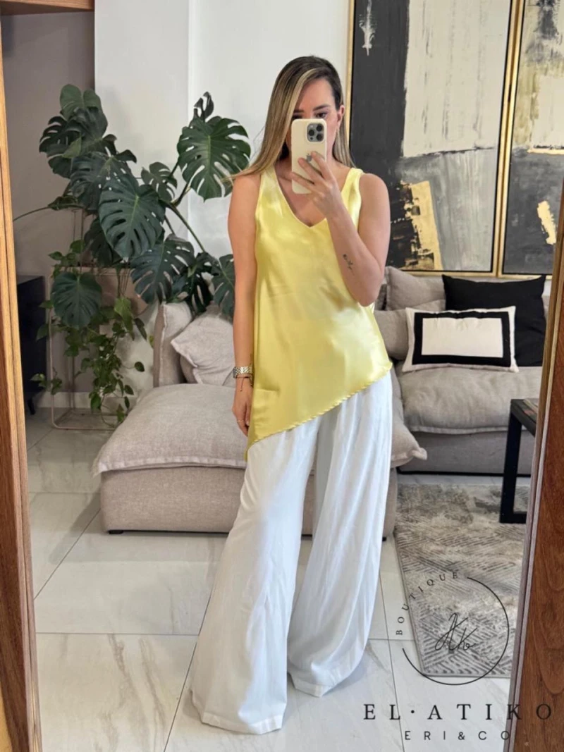 Blusa satin tirantes 