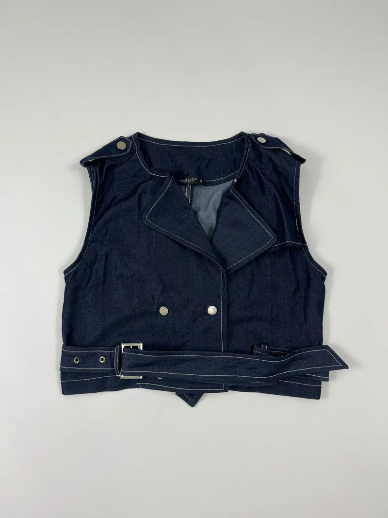 Set Pantalon y Chaleco con Cinturon