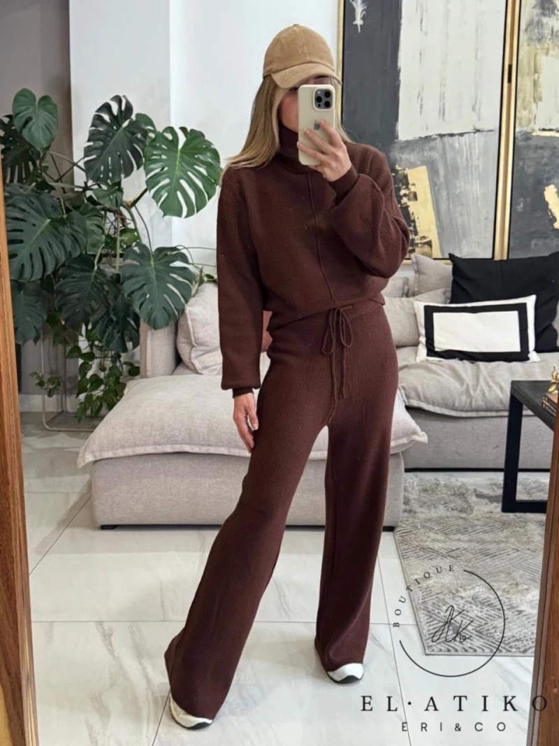 Set de punto sueter y pantalon 