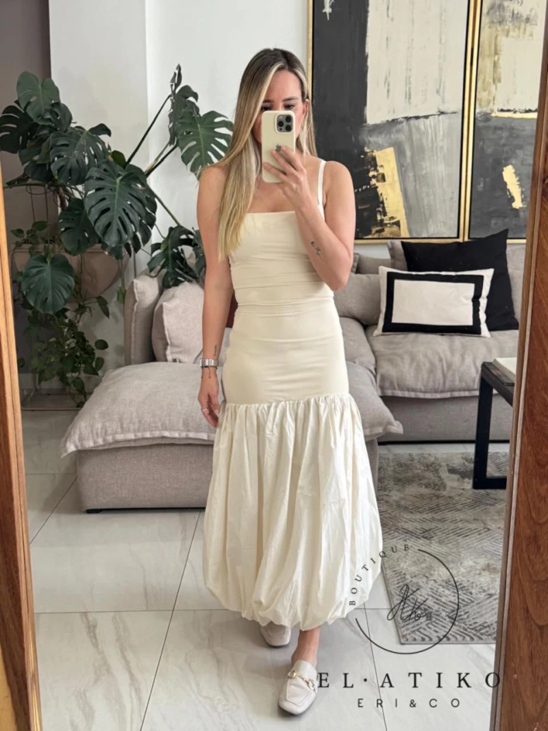 Set top y falda  tipo globo